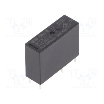 Relay: electromagnetic; SPST-NO; Ucoil: 12VDC; 3A/250VAC; 3A; 720Ω