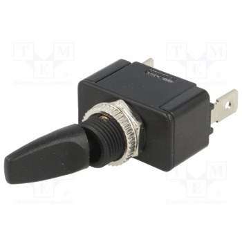 Switch: toggle; Positions: 3; SP3T; ON-OFF-ON; 6A/250VAC; -25÷70°C