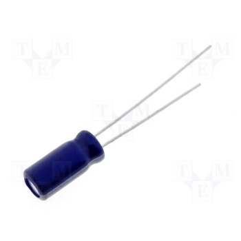 Capacitor: electrolytic; THT; 4.7uF; 450VDC; Ø10x12.5mm; Pitch: 5mm