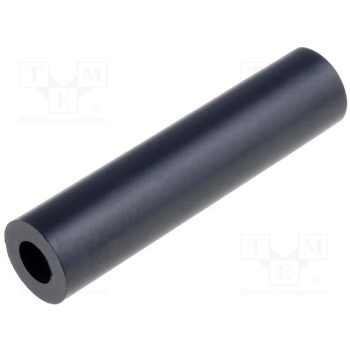 Spacer sleeve; cylindrical; polyamide; L: 10mm; Øout: 6mm m3