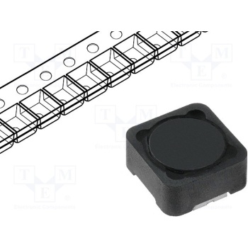 Inductor: wire; SMD; 15uH; 3.3A; 30mΩ; 12x12x6mm; ±20%; -40÷85°C