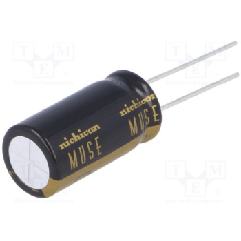 Capacitor: electrolytic; THT; 22uF; 50VDC; Ø8x11.5mm; Pitch: 3.5mm