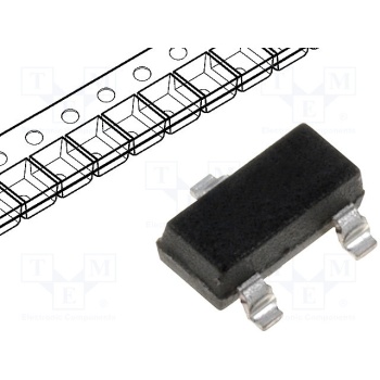 Diode: switching; SMD; 100V; 0.2A; Package: reel,tape; SOT23; 330mW
