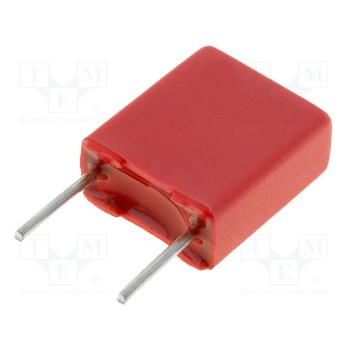 Capacitor: polyester; 1uF; 30VAC; 50VDC; Pitch: 5mm; ±10%; -55÷100°C