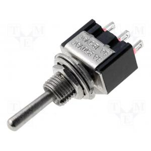 Toggle-switch (ON)-OFF-(ON) 250V 3A M6x0.75