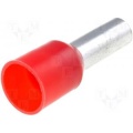 Cable End Single End 10.0mm2 12mm Red