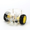 Robotauto aluskomplekt 2WD-2, rattad, mootorid, kinnitused