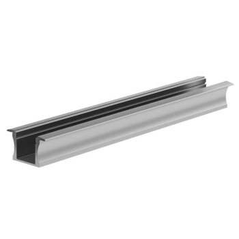 Recessed slimline 15 mm, anodized in silver, aluminium led profile - 2 m