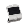 Solar led wall light with pir sensor - 1.5 w - white