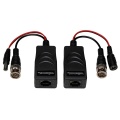 Tvi video and power balun with 8p8c (rj45) terminal and bnc/power cables - pair