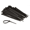 Nylon cable tie set -  4.6 x 120mm - black (100pcs)