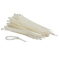 Nylon cable tie set -  4.6 x 120mm - white (100pcs)