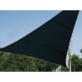 Water-permeable shade sail - triangle - 3.6 x 3.6 x 3.6 m - colour: charcoal