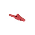 Insulated crocodile clip, red, female socket 4 mm - ma 260sh