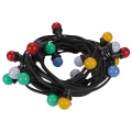 Led party light chain with 20 coloured led lamps