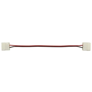 Cable with push connectors for flexible led strip - 10 mm mono colour