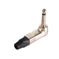Neutrik - jack plug connector, 2-pin male, 6.3mm, 90°, nickel