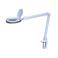Led desk lamp with magnifying glass 8 dioptre - 8 w - 80 leds - white