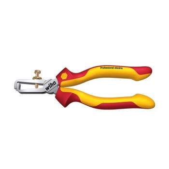 Vde/gs insulated 1000v ac stripping plier professional electric - 160mm - wiha - z55006