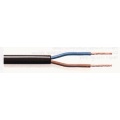 Электрический установочный/монтажный кабель 2*0.75mm многожильный провод Чёрный