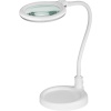 LED Magnifying Lamp with Base and Clamp, 6 W, white