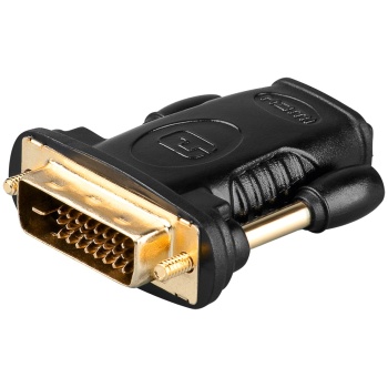 HDMI™/DVI-D Adapter, gold-plated