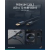 USB A to USB Mini B 2.0 Adapter Cable