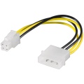 PC Power Cable/Adapter, 5.25 Inch Male to ATX12 P4, 4-Pin