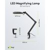 LED Magnifying Lamp with Clamp, 9 W, black