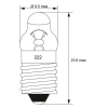 Lens-end Miniature Bulb for Torch, 1.55 W