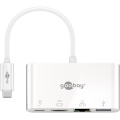 USB-C™ Multiport Adapter with HDMI™ and Ethernet, PD, White