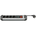 4-Way Surge-Protected Power Strip, 1.5 m