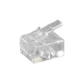 RJ11 Modular Plug for Round Cables, 4-Pin