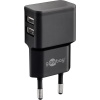 USB-A Dual Charger (12 W) black