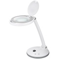 LED Magnifying Lamp with Base, 6 W, white