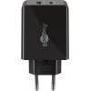 USB-C™ PD Dual Fast Charger (30 W) black