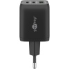 USB-C™ PD GaN Multiport Fast Charger Nano (65 W) black