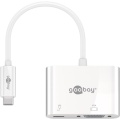 USB-C™ Adapter to VGA, PD, White