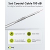 100 dB SAT Coaxial Cable, Double Shielded, Cu