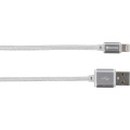 Charge'n Sync Lightning Connector - Steel Line, White