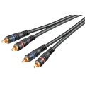 Stereo RCA Cable 2x RCA, Double Shielded