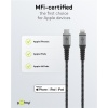 Lightning USB-C™ Textile Cable with Metal Plugs, 2 m