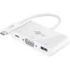 USB-C™ Multiport Adapter to USB-A (USB 3.0), VGA, USB-C™ (PD), White