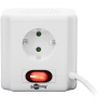 4-Way Socket Cube with Switch and USB