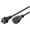Mains Cable Outdoor, 25 m, Black