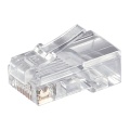 RJ45 Modular Plug for Round Cables, 8-Pin