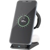 3in1 Wireless Charger, Qi-compatible, Black