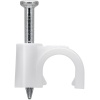 Cable Clip 6 mm, white