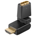 HDMI™ Adapter 360°, gold-plated (4K @ 60 Hz)