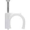 Cable Clip 14 mm, white